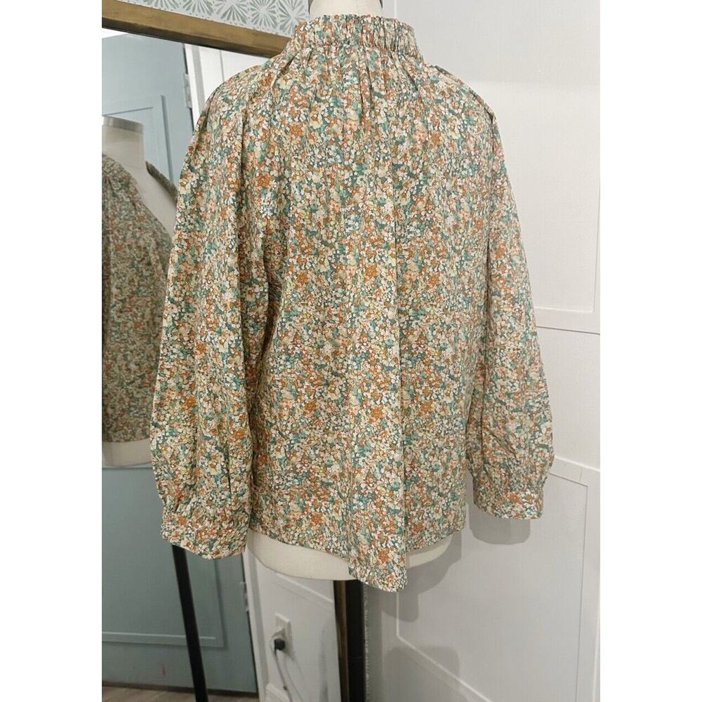 RAILS Amal Floral Blouse Small Long Sleeve Multi Top - Picture 7 of 13